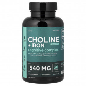 Thinbi, холин и железо, 60 капсул - описание | фото