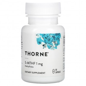 Thorne, 5-метилтетрагидрофолат, 1 мг, 60 капсул в Москве - eco-herb.ru | фото