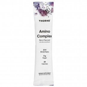 Thorne, аминокислотный комплекс, со вкусом ягод, 30 пакетиков по 7,7 г (0,27 унции) в Москве - eco-herb.ru | фото