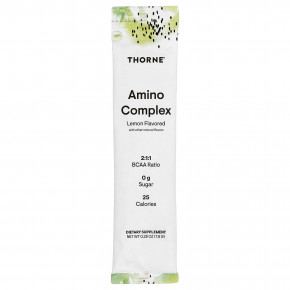 Thorne, аминокислотный комплекс, со вкусом лимона, 30 пакетиков по 7,8 г (0,28 унции) в Москве - eco-herb.ru | фото