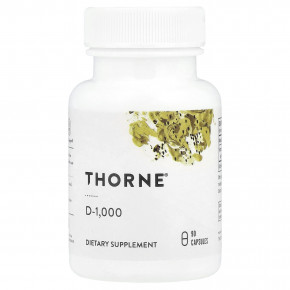 Thorne, D-1000, 90 капсул (25 мкг в 1 капсуле) в Москве - eco-herb.ru | изображение Thorne, D-1000, 90 капсул (25 мкг в 1 капсуле) в Москве - eco-herb.ru | фото