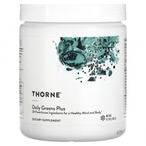 Thorne, Daily Greens Plus, 6.7 oz (192 g) в Москве - eco-herb.ru | фото