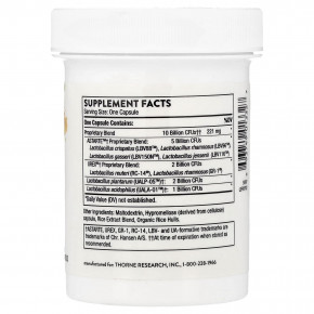 Thorne, ежедневный пробиотик для женщин, 30 капсул в Москве - eco-herb.ru | фото