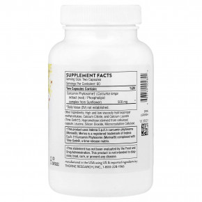 Thorne, фитосомы куркумина с длительным высвобождением, 120 капсул (250 мг в 1 капсуле) в Москве - eco-herb.ru | фото