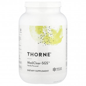 Thorne, MediClear-SGS™, с ванильным вкусом, 978 г (34,4 унции) - описание