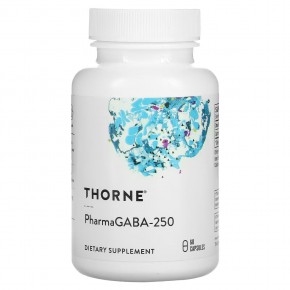 Thorne, PharmaGABA-250, 60 капсул - описание