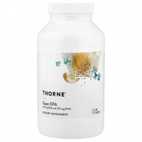 Thorne, Super EPA, супер-ЭПК, 180 желатиновых капсул в Москве - eco-herb.ru | изображение Thorne, Super EPA, супер-ЭПК, 180 желатиновых капсул в Москве - eco-herb.ru | фото