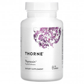 Thorne, Thyrocsin ™, кофакторы для щитовидной железы, 120 капсул - описание | фото