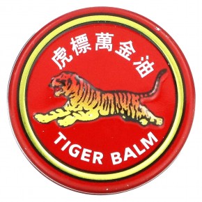 Tiger Balm, Обезболивающий бальзам, белый, средняя сила, 0,14 унции (4 г) в Москве - eco-herb.ru | фото