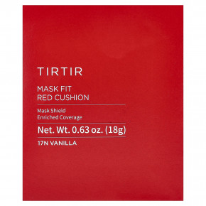 TIRTIR, Mask Fit Red Cushion, кушон, 17N ваниль, 18 г (0,63 унции) в Москве - eco-herb.ru | фото