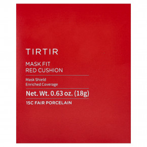 TIRTIR, Mask Fit Red Cushion, кушон, тон 15C фарфоровый, 18 г (0,63 унции) в Москве - eco-herb.ru | изображение TIRTIR, Mask Fit Red Cushion, кушон, тон 15C фарфоровый, 18 г (0,63 унции) в Москве - eco-herb.ru | фото