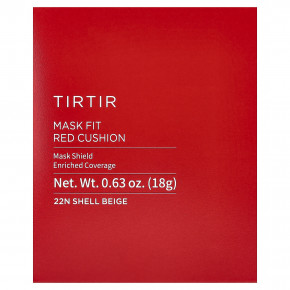 TIRTIR, Mask Fit Red Cushion, кушон, тон 22N бежевый, 18 г (0,63 унции) в Москве - eco-herb.ru | фото