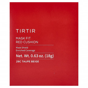TIRTIR, Mask Fit Red Cushion, кушон, тон 29C коричнево-бежевый, 18 г (0,63 унции) в Москве - eco-herb.ru | фото