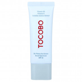 Tocobo, Bio Watery Sun Screen, увлажняющее средство от солнца, SPF 50, 40 мл (1,35 жидк. унции) - описание | фото