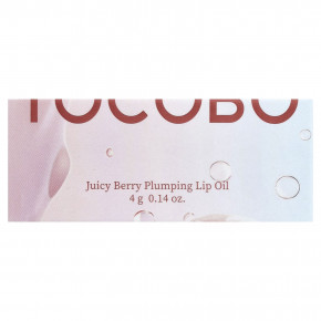 Tocobo, масло для губ, сочные ягоды, для увеличения объема губ, оттенок 04 темно-коричневый, 4 г (0,14 унции) в Москве - eco-herb.ru | фото