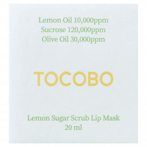 Tocobo, сахарная маска для губ с лимонным вкусом, 20 мл в Москве - eco-herb.ru | изображение Tocobo, сахарная маска для губ с лимонным вкусом, 20 мл в Москве - eco-herb.ru | фото