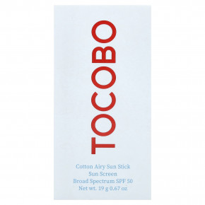 Tocobo, солнцезащитный стик, из хлопка, SPF 50, 19 г (0,67 унции) в Москве - eco-herb.ru | изображение Tocobo, солнцезащитный стик, из хлопка, SPF 50, 19 г (0,67 унции) в Москве - eco-herb.ru | фото