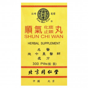 Tong Ren Tang, Shun Chi Wan, 300 таблеток - описание | фото