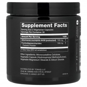 Toniiq, Akkermansia, 60 капсул в Москве - eco-herb.ru | фото