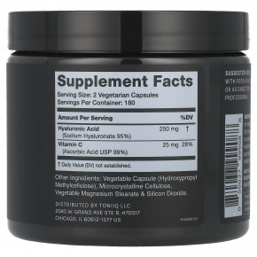 Toniiq, Гиалуроновая кислота, 360 капсул в Москве - eco-herb.ru | изображение Toniiq, Гиалуроновая кислота, 360 капсул в Москве - eco-herb.ru | фото