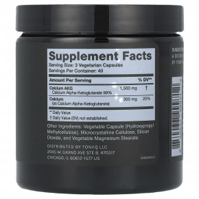 Toniiq, Кальций AKG`` 120 капсул в Москве - eco-herb.ru | фото