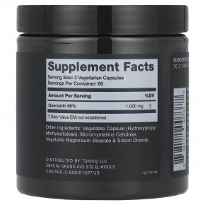 Toniiq, Кверцетин, 120 капсул (500 мг на капсулу) в Москве - eco-herb.ru | фото