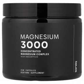Toniiq, магний 3000, 240 капсул - описание | фото