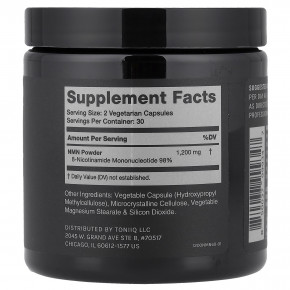 Toniiq, NMN 1200, 60 капсул (600 мг в 1 капсуле) в Москве - eco-herb.ru | изображение Toniiq, NMN 1200, 60 капсул (600 мг в 1 капсуле) в Москве - eco-herb.ru | фото