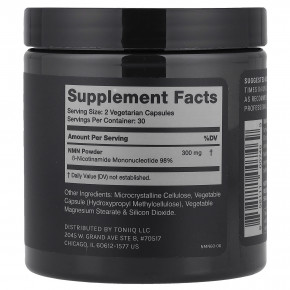 Toniiq, NMN 300, 60 капсул (150 мг в 1 капсуле) в Москве - eco-herb.ru | изображение Toniiq, NMN 300, 60 капсул (150 мг в 1 капсуле) в Москве - eco-herb.ru | фото