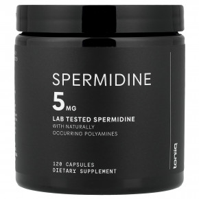 Toniiq, спермидин, 120 капсул (2,5 мг в 1 капсуле) - описание