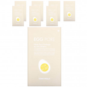 TonyMoly, Egg Pore, пакетик для носа, 7 пакетиков - описание | фото