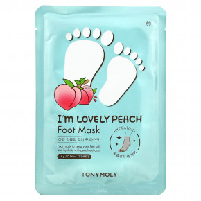 TonyMoly, I'm Lovely Peach, маска для ног, 2 шт., 16 г (0,56 унции) в Москве - eco-herb.ru | фото