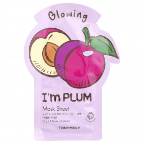 TonyMoly, I'm Plum, тканевая маска с маской для сияния кожи, 1 шт., 21 г (0,74 унции) в Москве - eco-herb.ru | фото