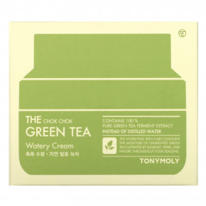 TonyMoly, The Chok Chok Green Tea, увлажняющий крем с зеленым чаем, 60 мл в Москве - eco-herb.ru | фото