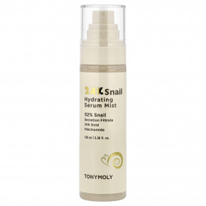 TonyMoly, увлажняющая сыворотка-спрей с муцином улитки, 24K, 100 мл (3,38 жидк. унции) - описание | фото