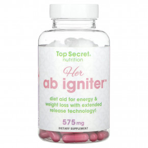 Top Secret Nutrition, Her, Ab Igniter, 575 мг, 90 капсул с замедленным высвобождением в Москве - eco-herb.ru | фото