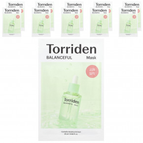 Torriden, Balanceful Cica Beauty Mask, 10 листовых масок, 25 мл (0,84 жидк. унц.) в Москве - eco-herb.ru | фото