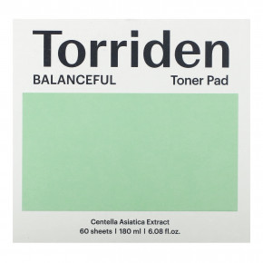 Torriden, Balanceful Cica Toner Pad, 60 листов, 180 мл (6,08 жидк. унц.) в Москве - eco-herb.ru | фото