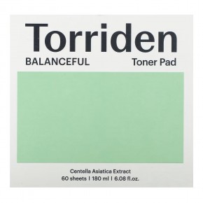 Torriden, Balanceful Cica Toner Pad, 60 листов, 180 мл (6,08 жидк. Унции) в Москве - eco-herb.ru | фото