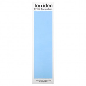 Torriden, Dive In, очищающая пенка с низкомолекулярной гиалуроновой кислотой, 150 мл (5,07 жидк. Унции) в Москве - eco-herb.ru | фото