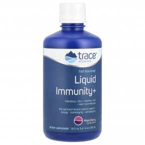 Trace, Быстро впитывающаяся жидкость Immunity +, ягодное ассорти, 887 мл (30 жидк. унц.) в Москве - eco-herb.ru | фото