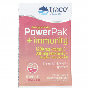 Trace, PowerPak + Immunity, грейпфрут, 30 пакетиков по 6,2 г (0,22 унции) в Москве - eco-herb.ru | фото