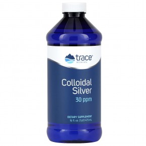 Trace Minerals ®, Коллоидное серебро, 30 част. / Млн, 473 мл (16 жидк. Унций) - описание