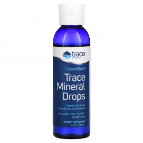 Trace Minerals ®, ConcenTrace, капли с микроэлементами, 118 мл - описание