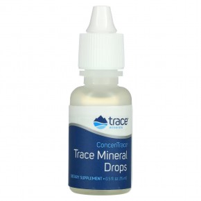 Trace Minerals ®, ConcenTrace, микроэлементы в каплях, 15 мл (0,5 жидк. Унции) - описание