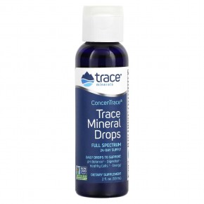 Trace Minerals ®, Concentrace, капли с микроэлементами, 59 мл (2 жидк. Унции) в Москве - eco-herb.ru | фото