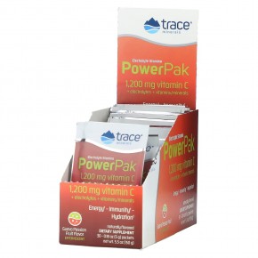 Trace Minerals ®, Electrolyte Stamina Power Pak, гуава и маракуйя, 30 пакетиков по 5 г (0,18 унции) - описание