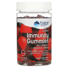 Trace Minerals ®, Жевательные конфеты Complete Immunity, вишня, 60 жевательных конфет в Москве - eco-herb.ru | фото