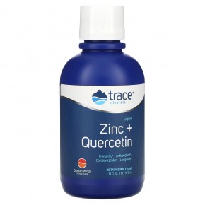 Trace Minerals ®, Liquid Zinc + Quercetin, Orange Mango, 16 fl. oz. ( 473 ml) в Москве - eco-herb.ru | фото