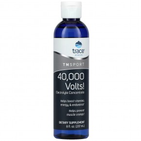Trace Minerals ®, TM Sport, 40,000 Volts!, Electrolyte Concentrate, 8 fl oz (237 ml) в Москве - eco-herb.ru | фото